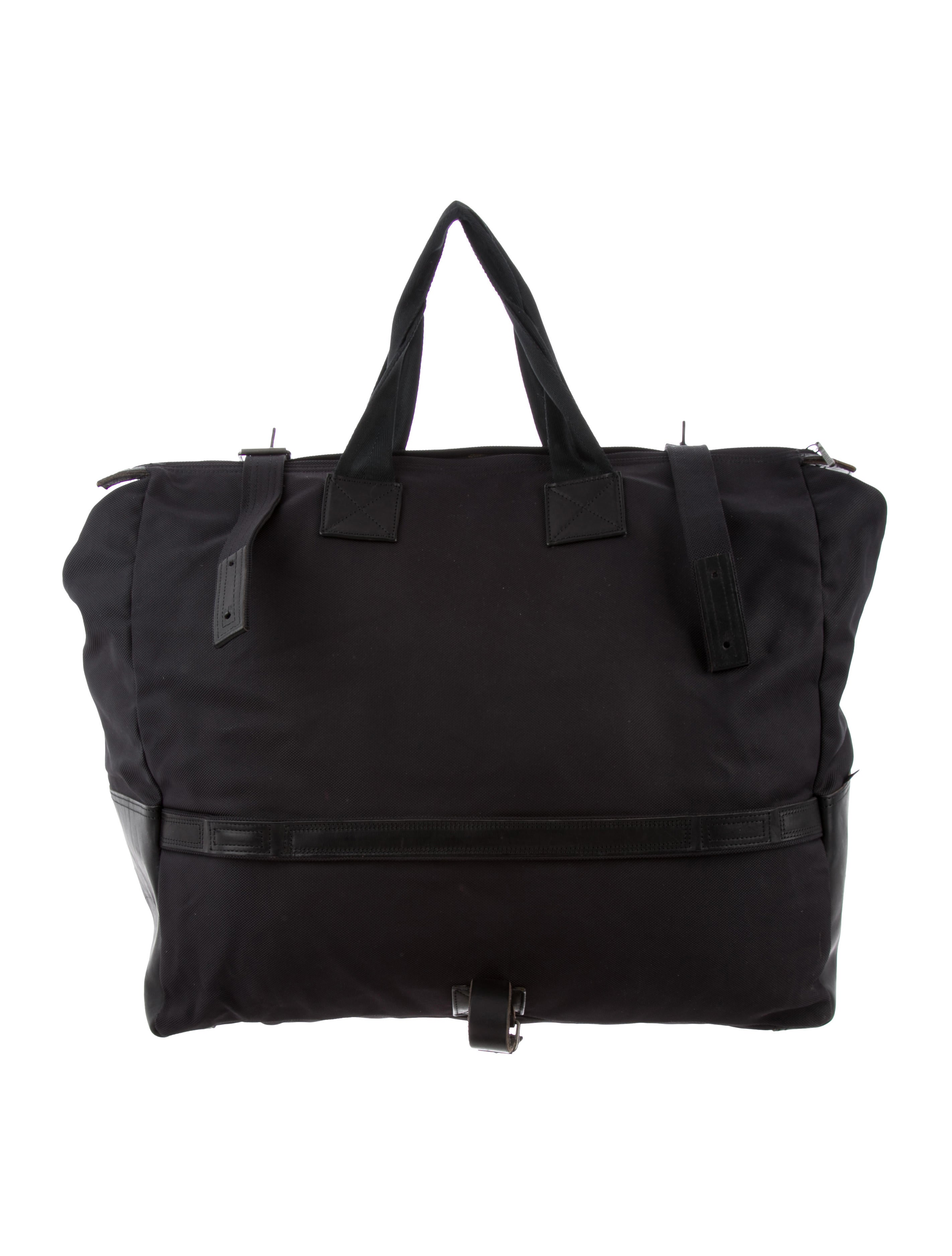 Belstaff Leather-Trimmed Canvas Tote